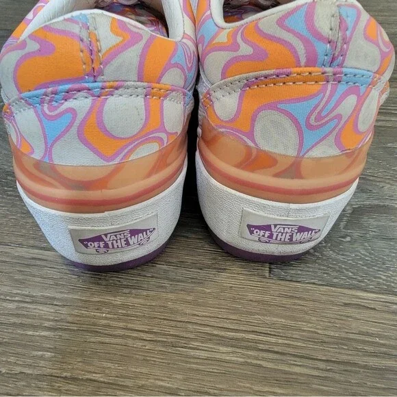 Vans Old Skool Stacked UV Ink Peace Platform Retro Sneakers 6.5 - Picture 5 of 10